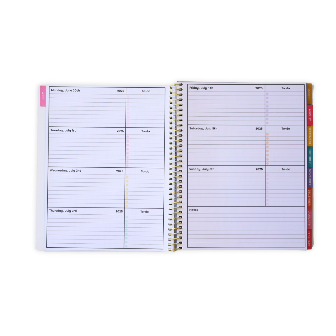 Dot Dot Plan A Lot - WEEKLY Everyone™ Planner by BERTEAU & Co.