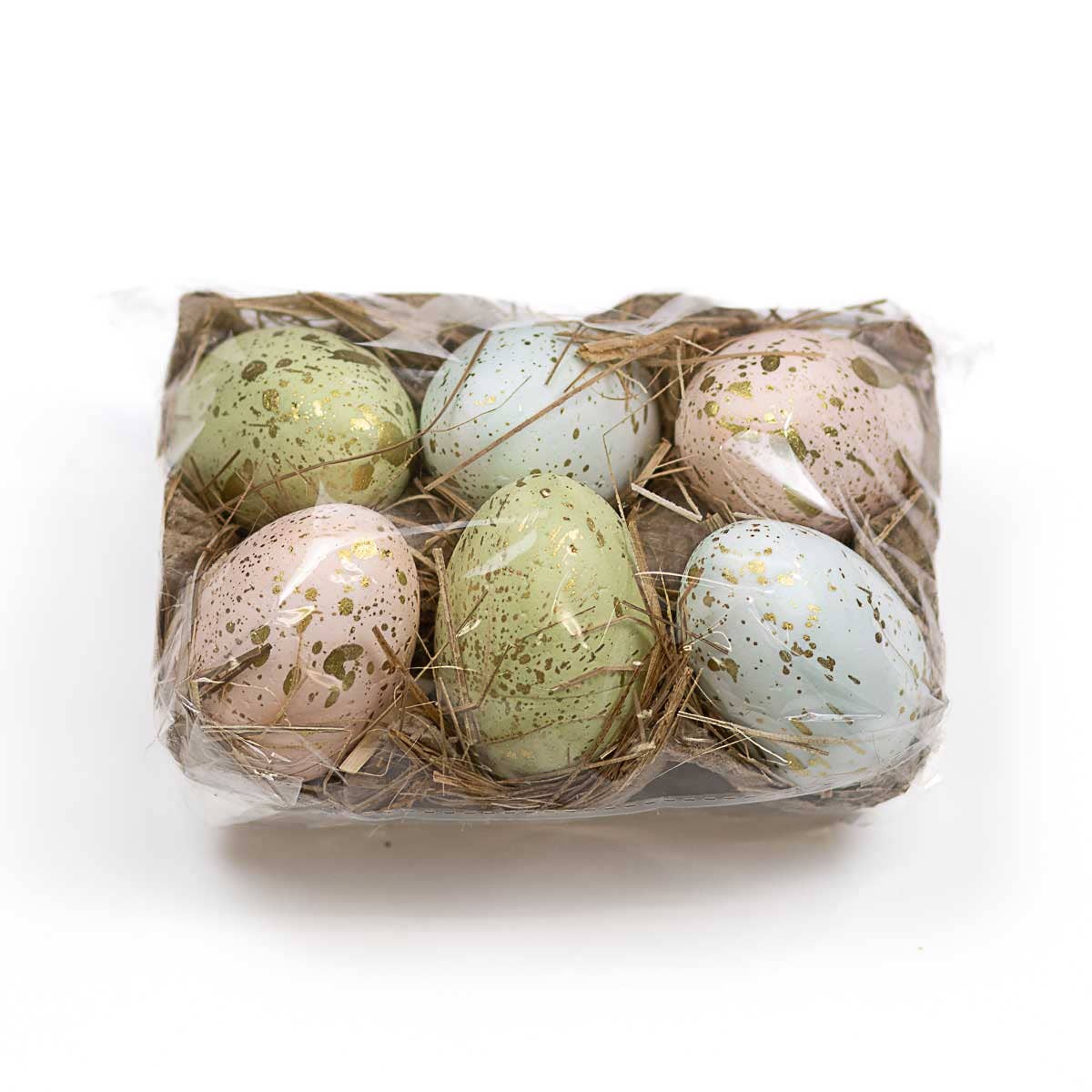 Richmond Eggs Pink/Blue/Green 2.5" Set of 6