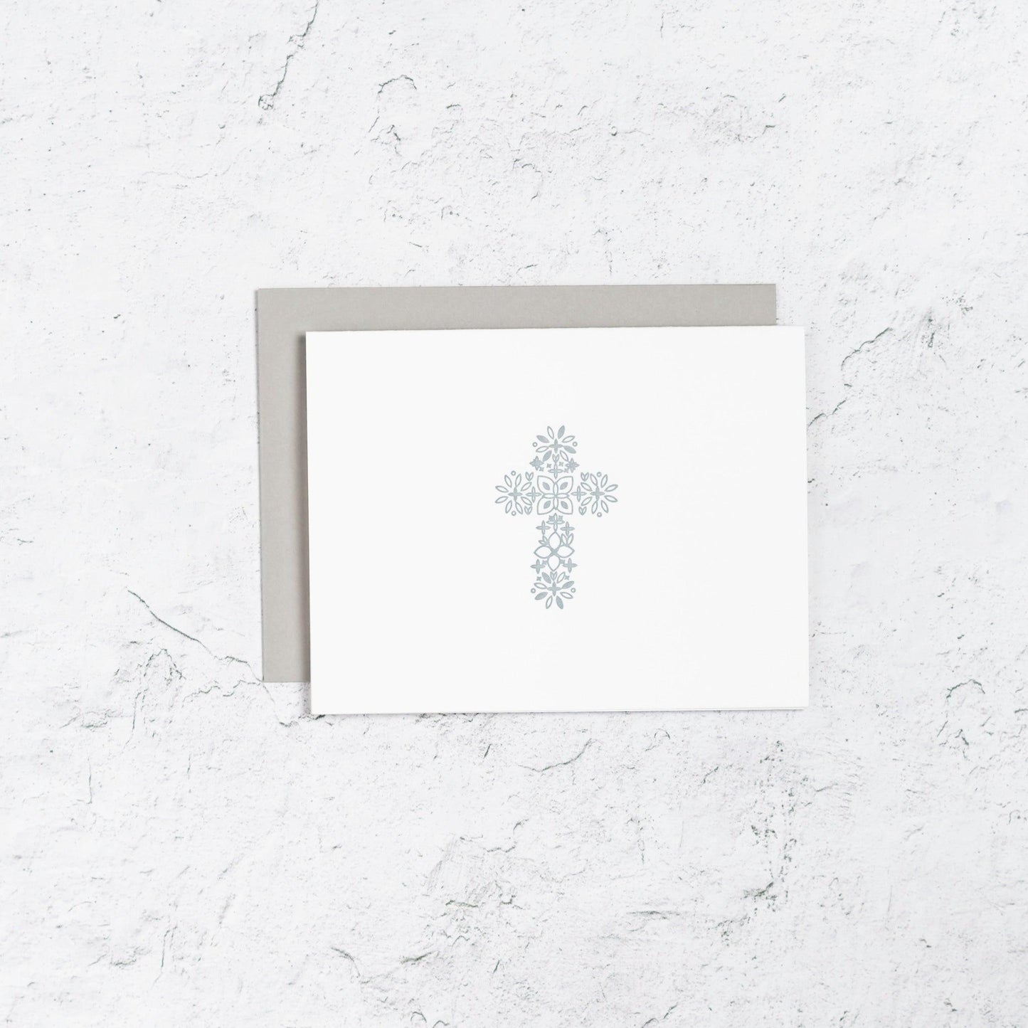 Floral Cross Icon Notecards Box Set of 10