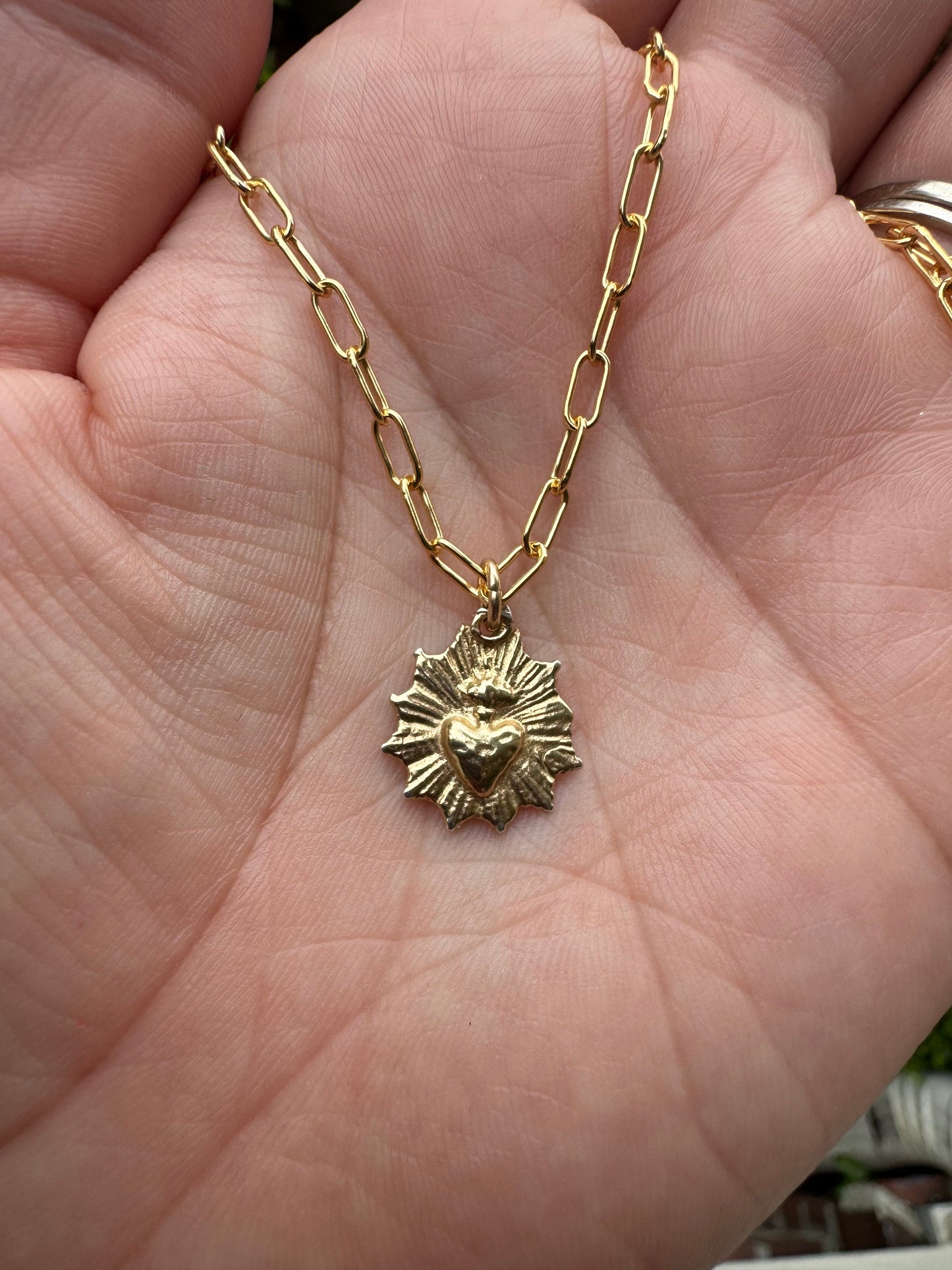 Most Sacred Heart Scalloped Necklace