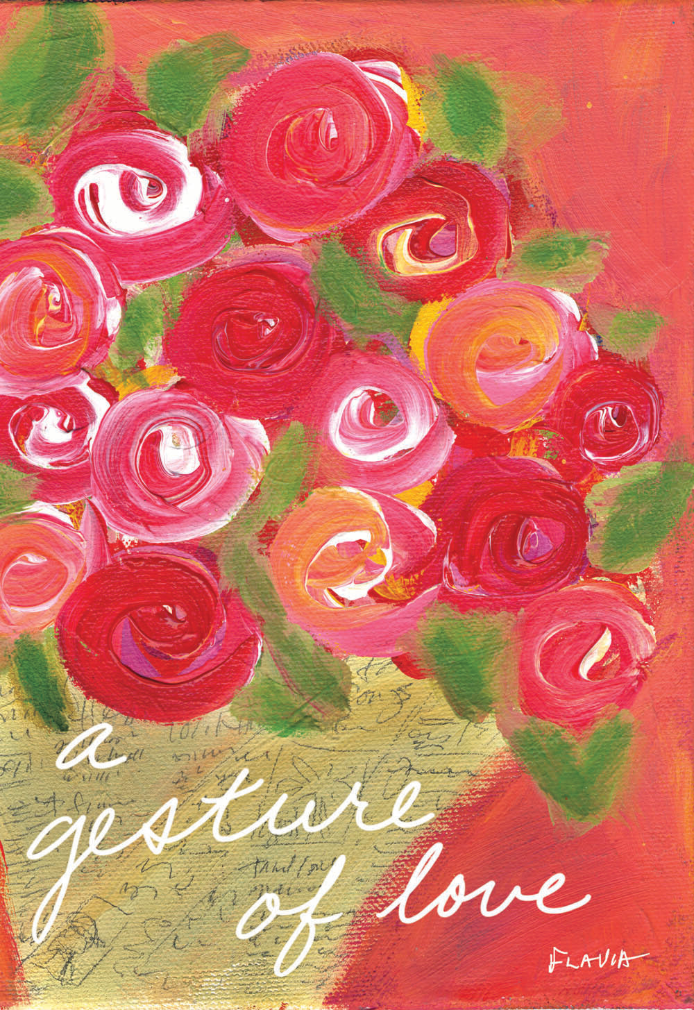 A Gesture of Love- a Flavia Weedn inspirational greeting card 4242-0128