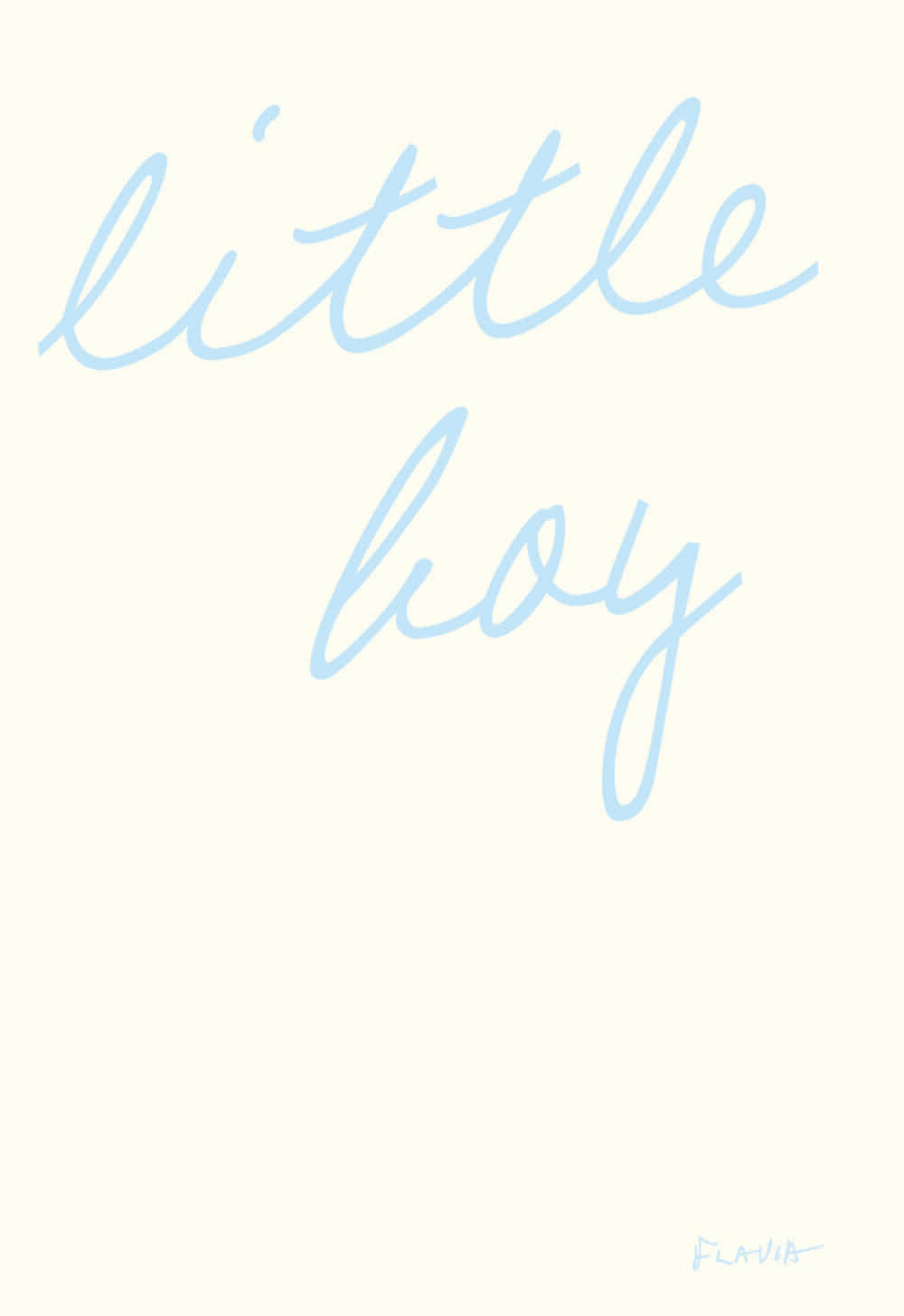 Little Boy - a Flavia Weedn inspirational greeting card 4242-0139