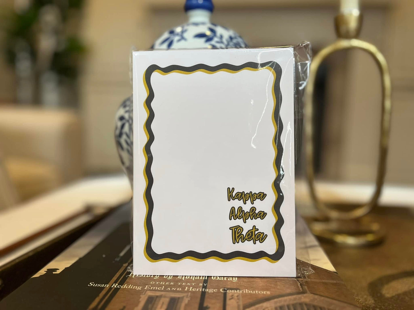 Kappa Alpha Theta Cardstock Notepad