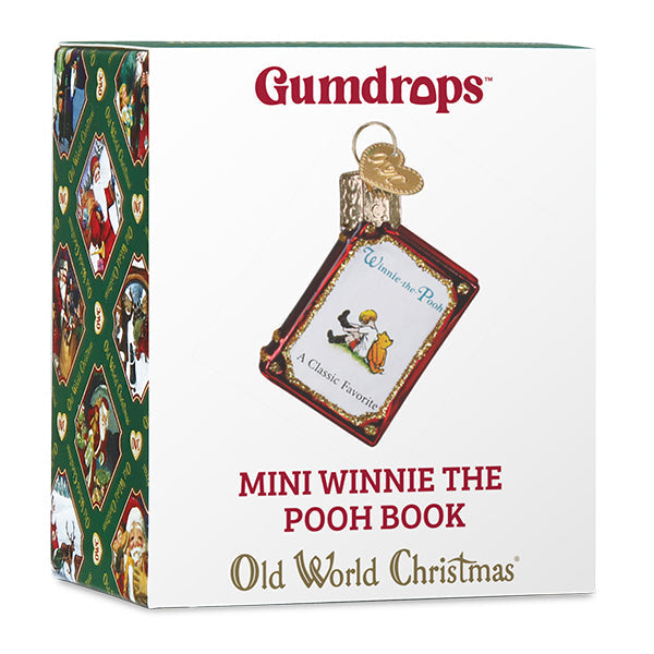 Mini Winnie-The-Pooh Book Ornament