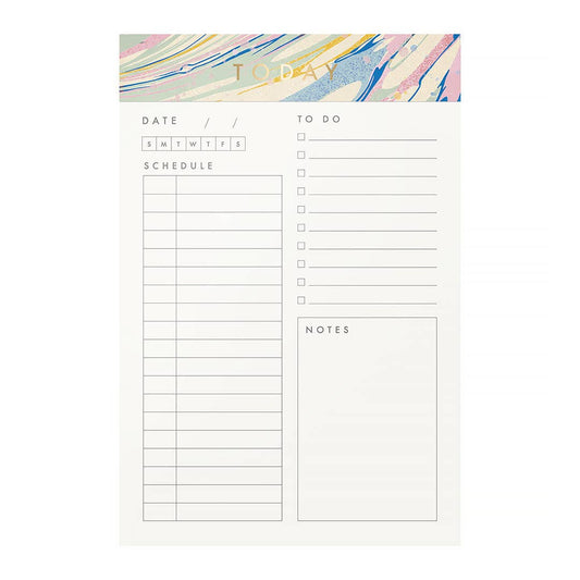 Blue Marble "Today" Notepad