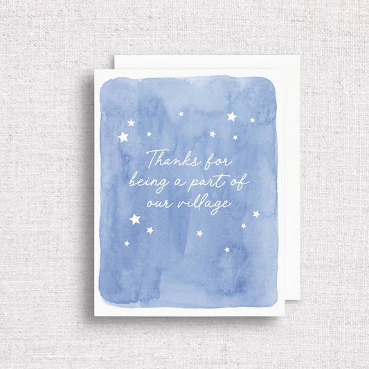 It Takes A Village Greeting Card | Thank You Caregiver Card