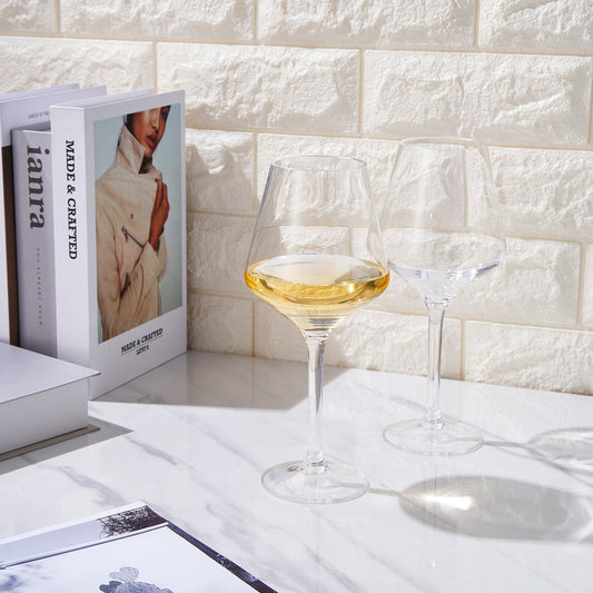 Barcelona Acrylic Stemmed Wine Glassware, Set of 2