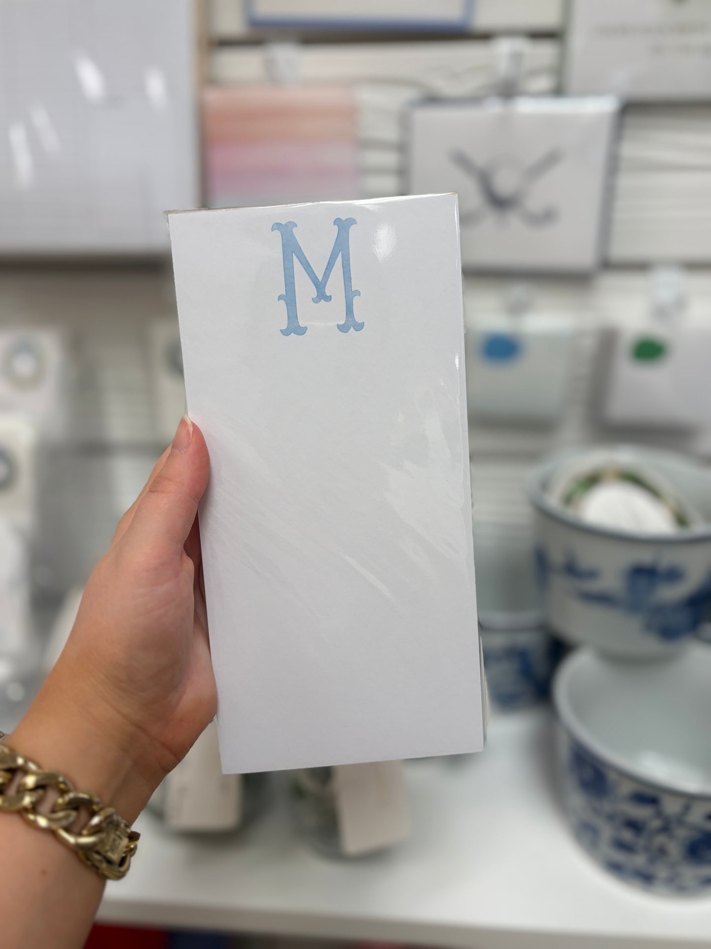 “M” Initial Notepad