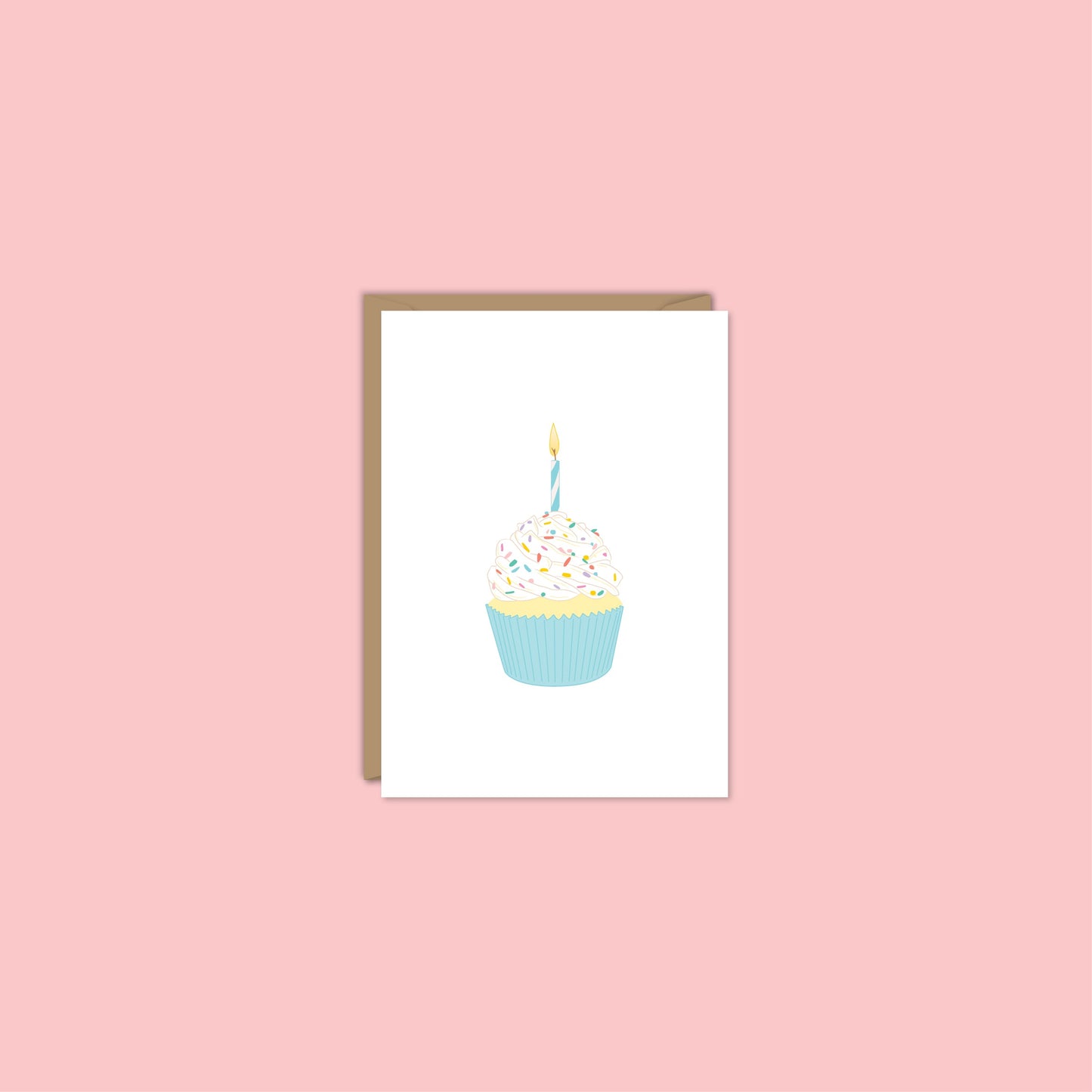 BIRTHDAY CUPCAKE MINI ENCLOSURE CARD