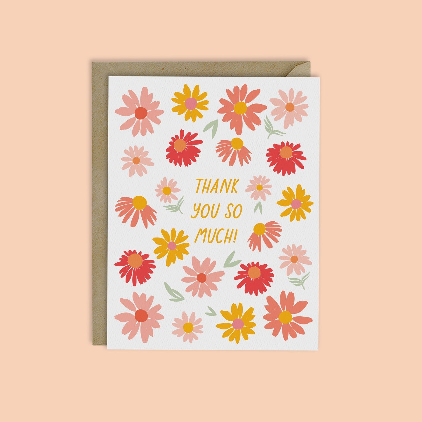 SUMMER GARDEN-THANK YOU SO MUCH CARD