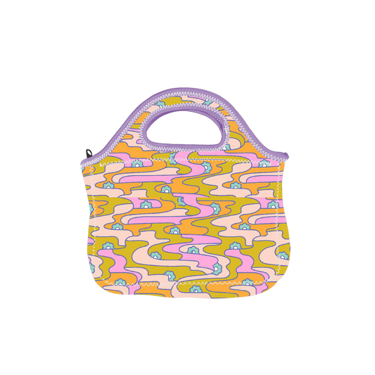 Psych Flower Lunch Tote