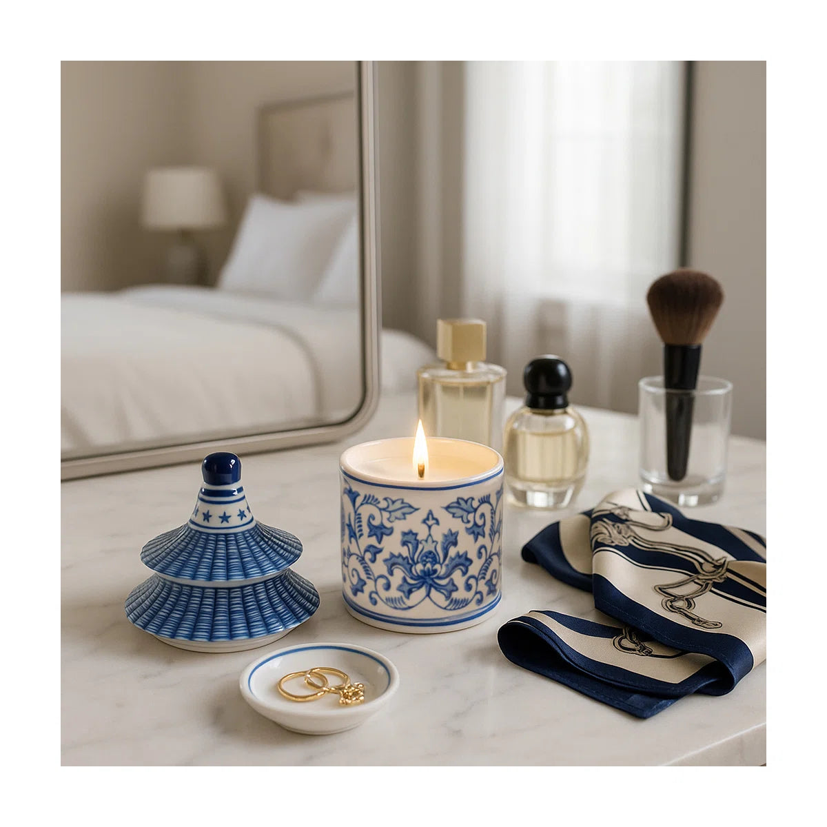 Chinoiserie Pagoda Candle
