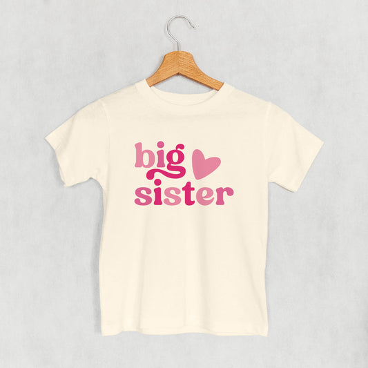 Big Sister Pink Heart (Kids)