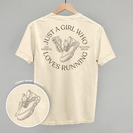 Just A Girl Who Loves Running (Back Print)