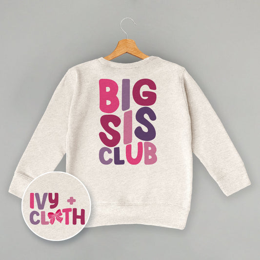 Big Sis Club (Kids Back Print)