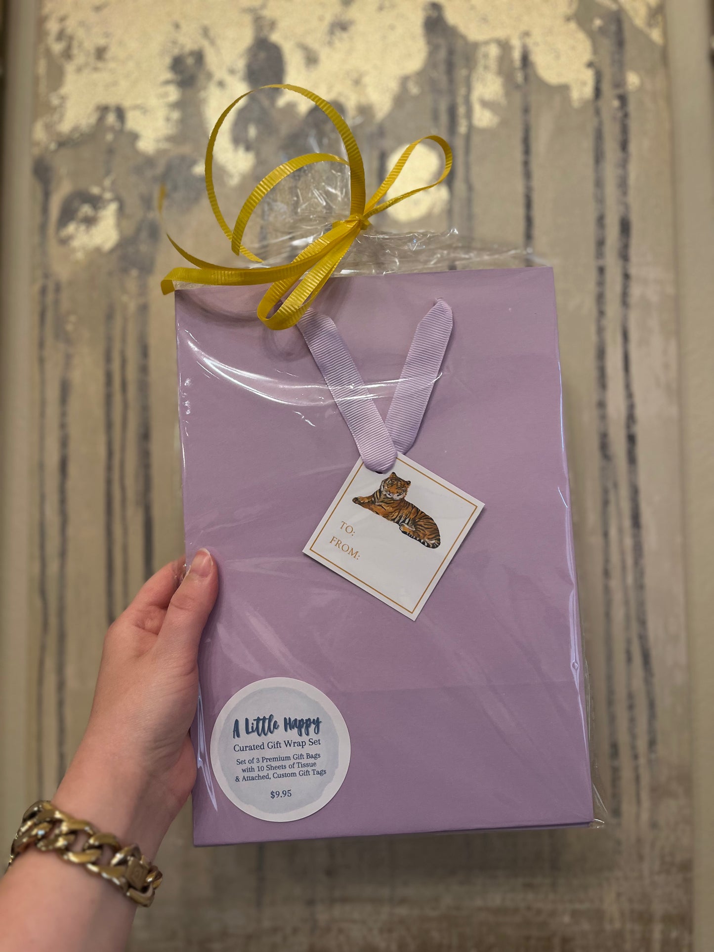 Tiger Gift Wrap Set