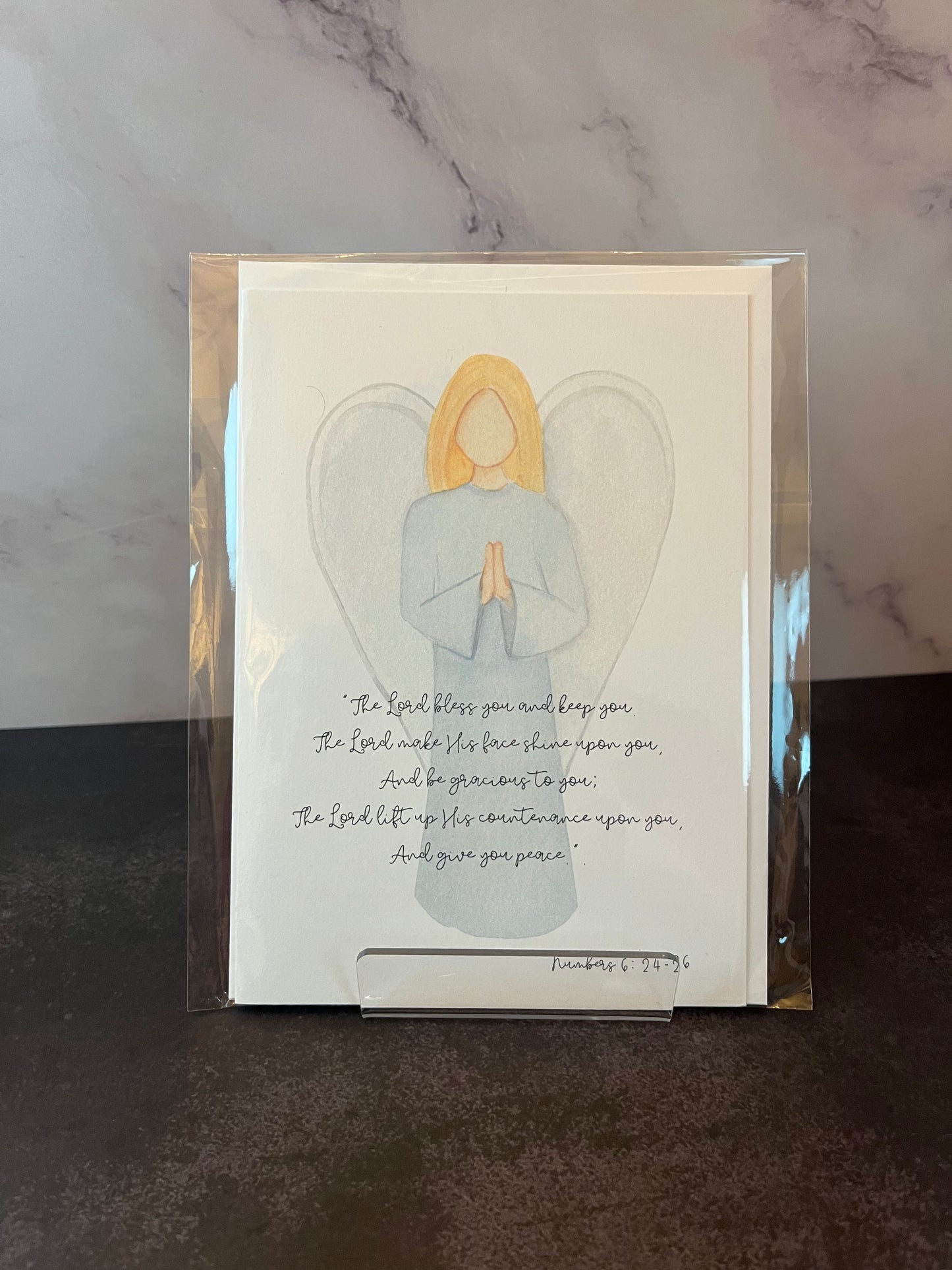 "The Lord Bless You and Keep You..." Angel Card