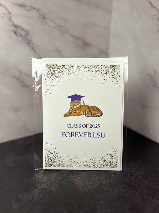 Class of 2025 Tiger Greeting Card