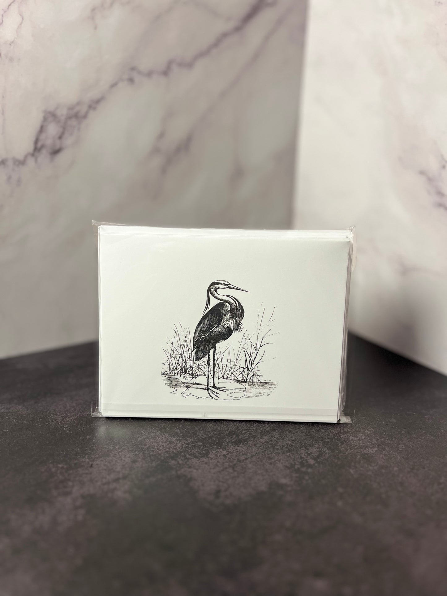 Great Blue Heron II Folded Stationery Set