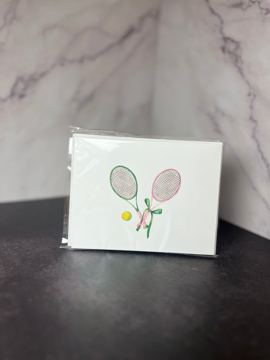 Tennis Folded Stationery Set