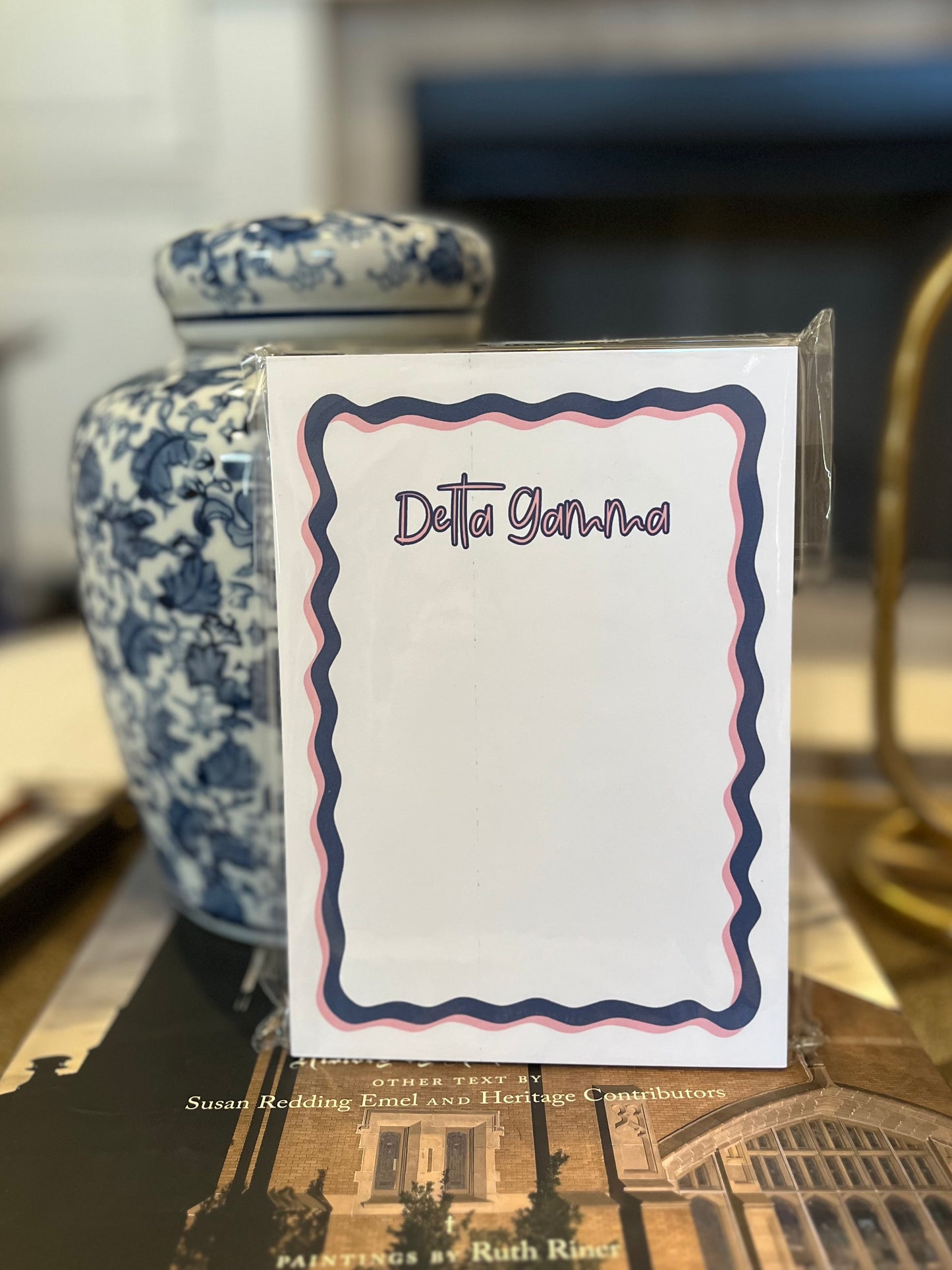 Delta Gamma Cardstock Notepad
