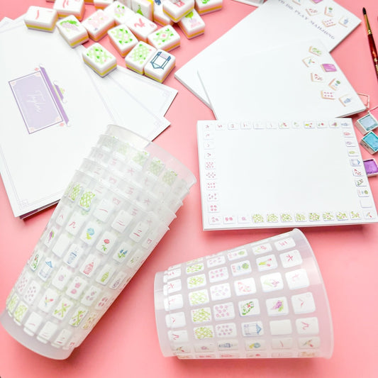 Mahjong Tiles Cups