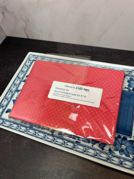 Confetti, Folded Thank You Notes