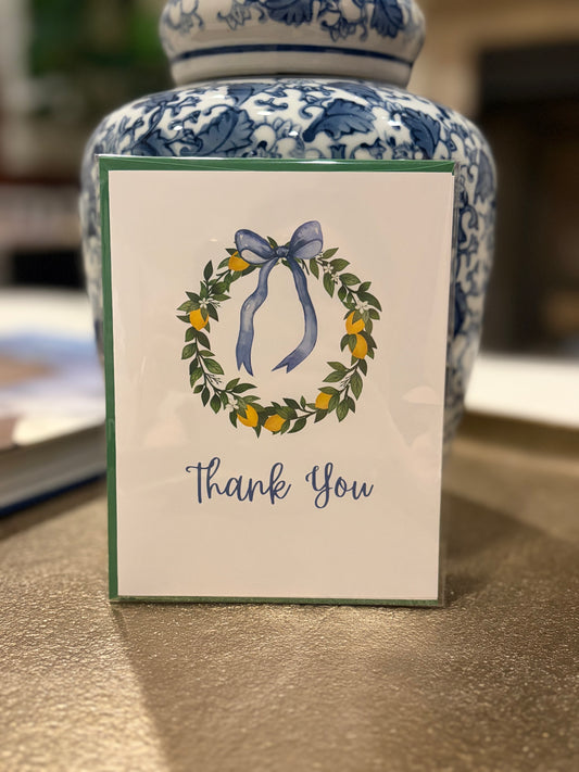 Thank You Lemon Greeting Card
