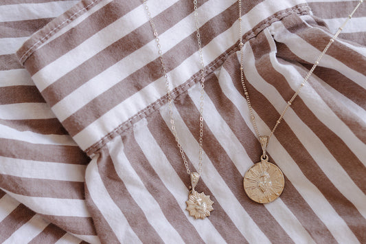 Sacred Heart minimalist version in silver