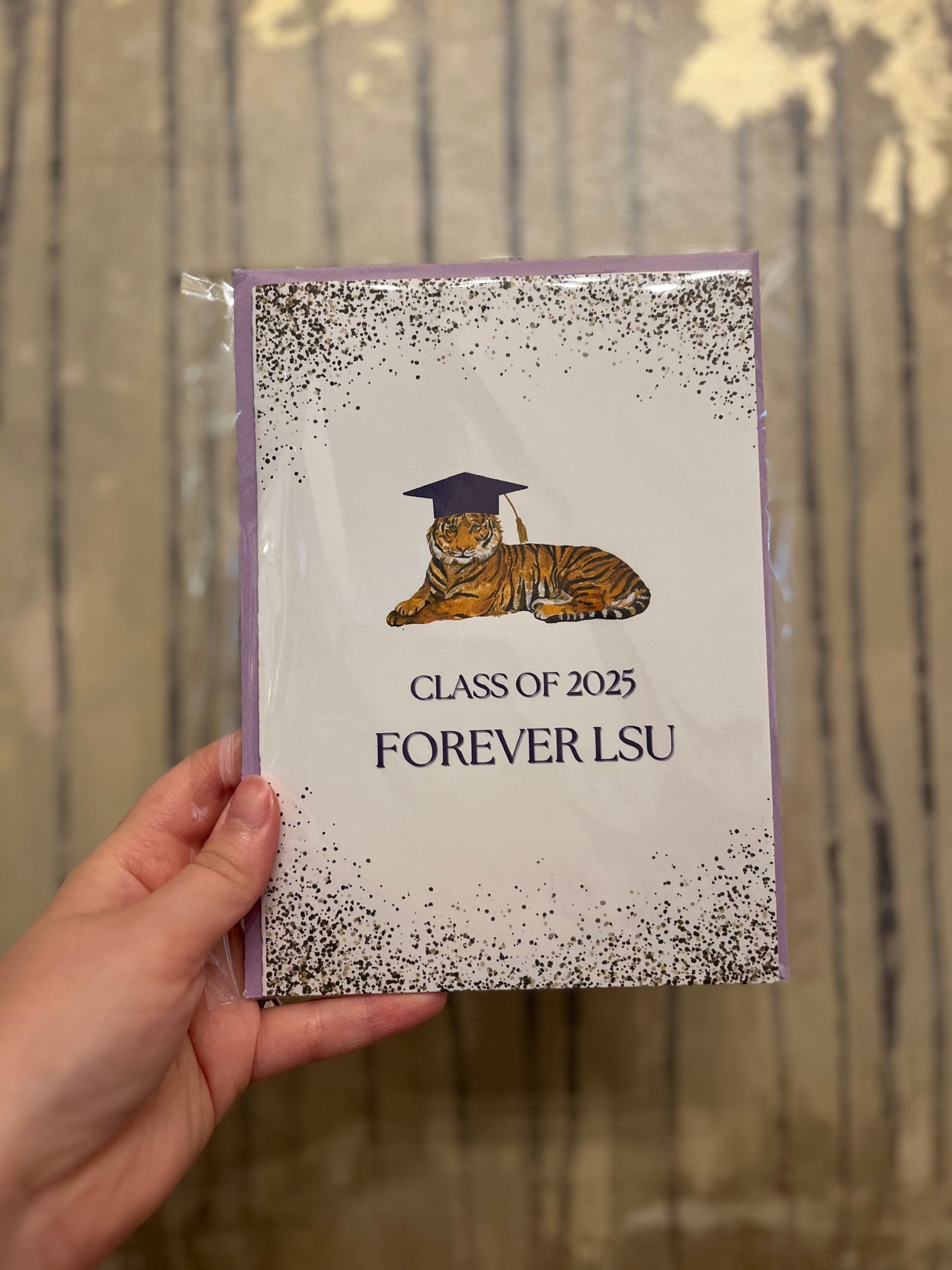 Class of 2025 Tiger Greeting Card