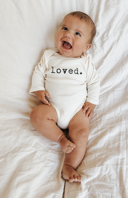 Loved. Organic Baby Bodysuit Long Sleeve
