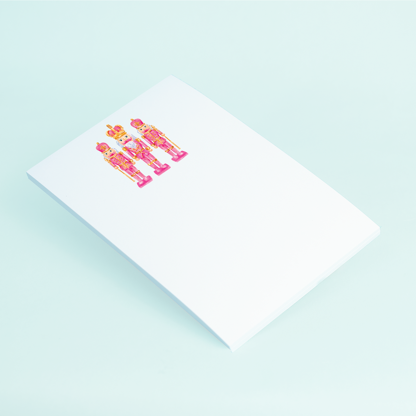 Pink & Gold Nutcrackers Notepad