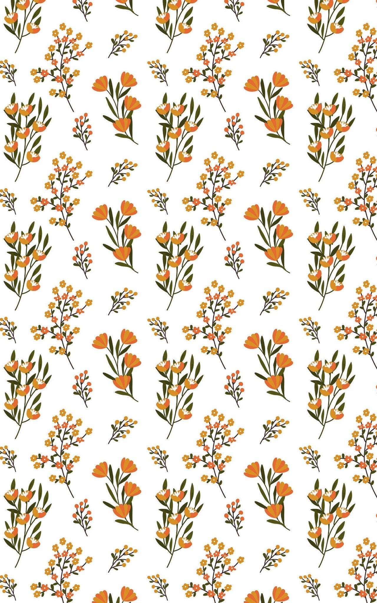 Orange Wild Flowers