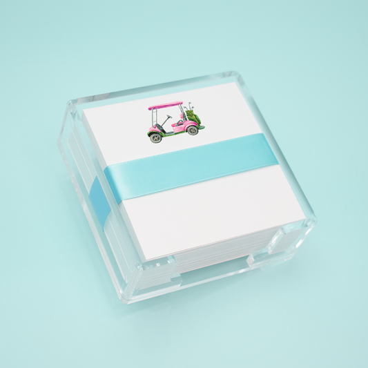 Golf Cart Square Desk Set