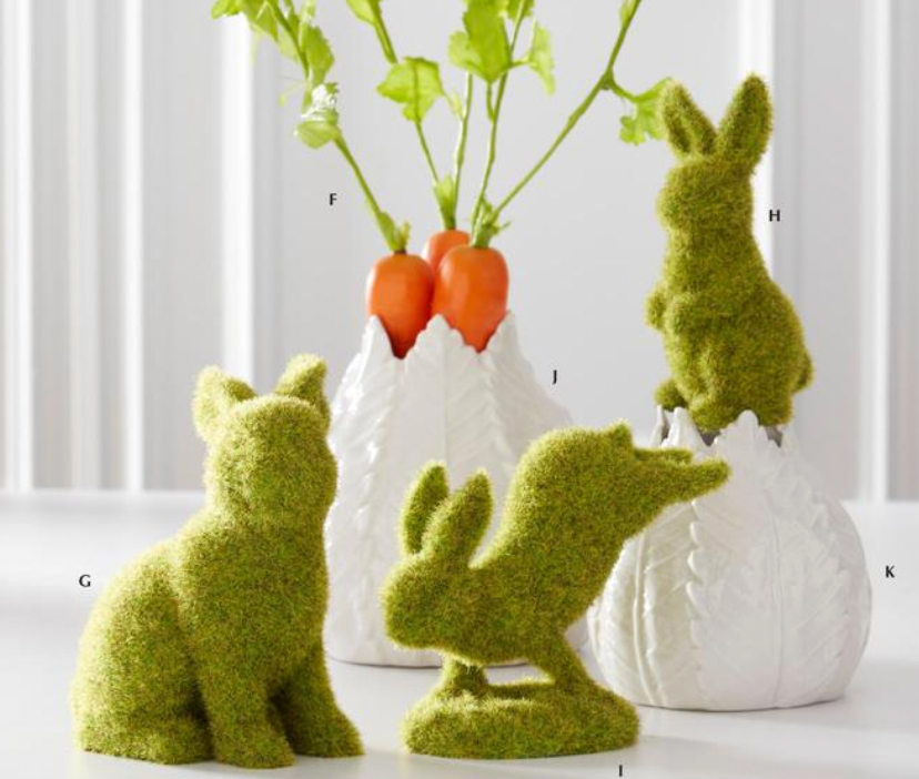 4.5" Mossy Sitting Bunny