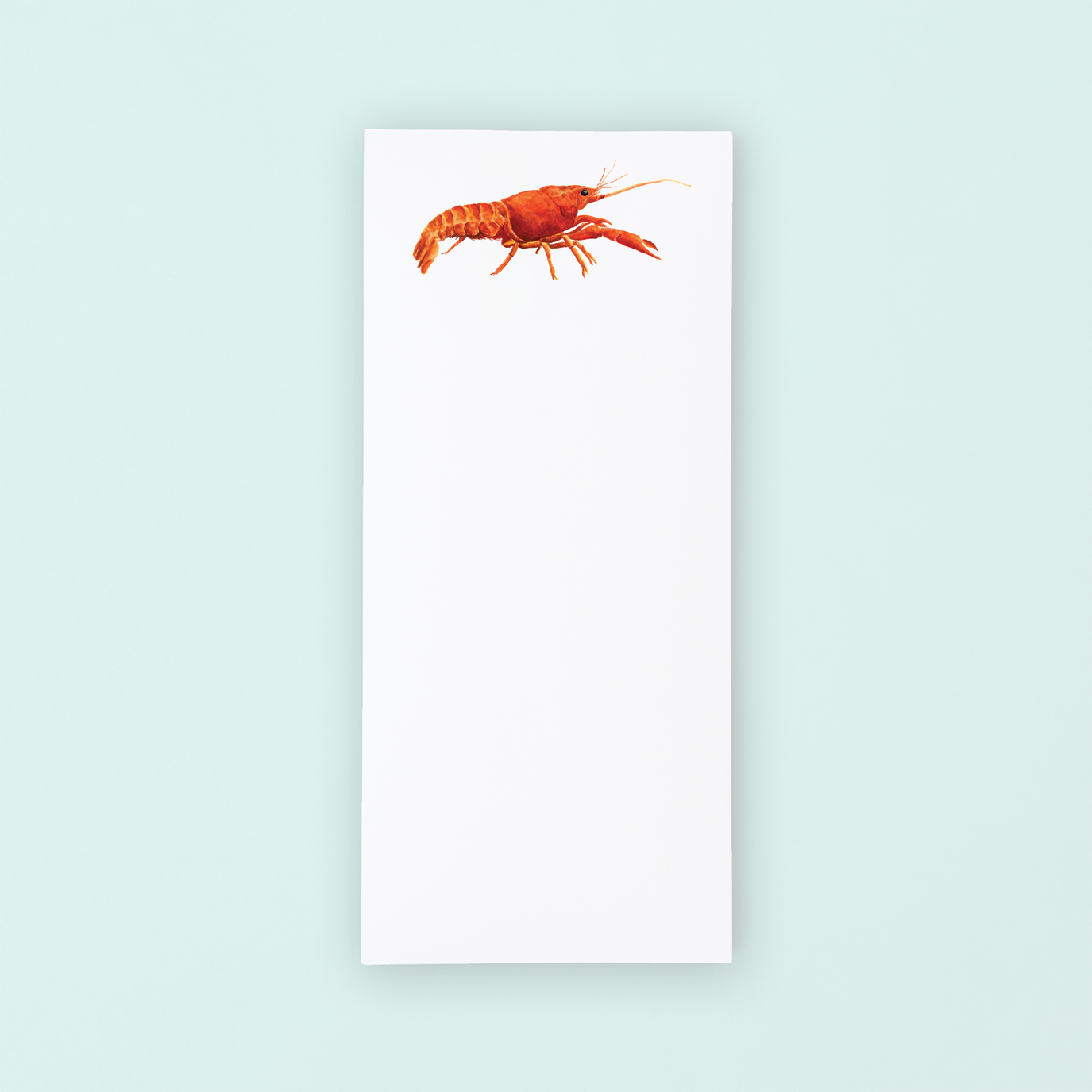 Red Crawfish Lists Pad
