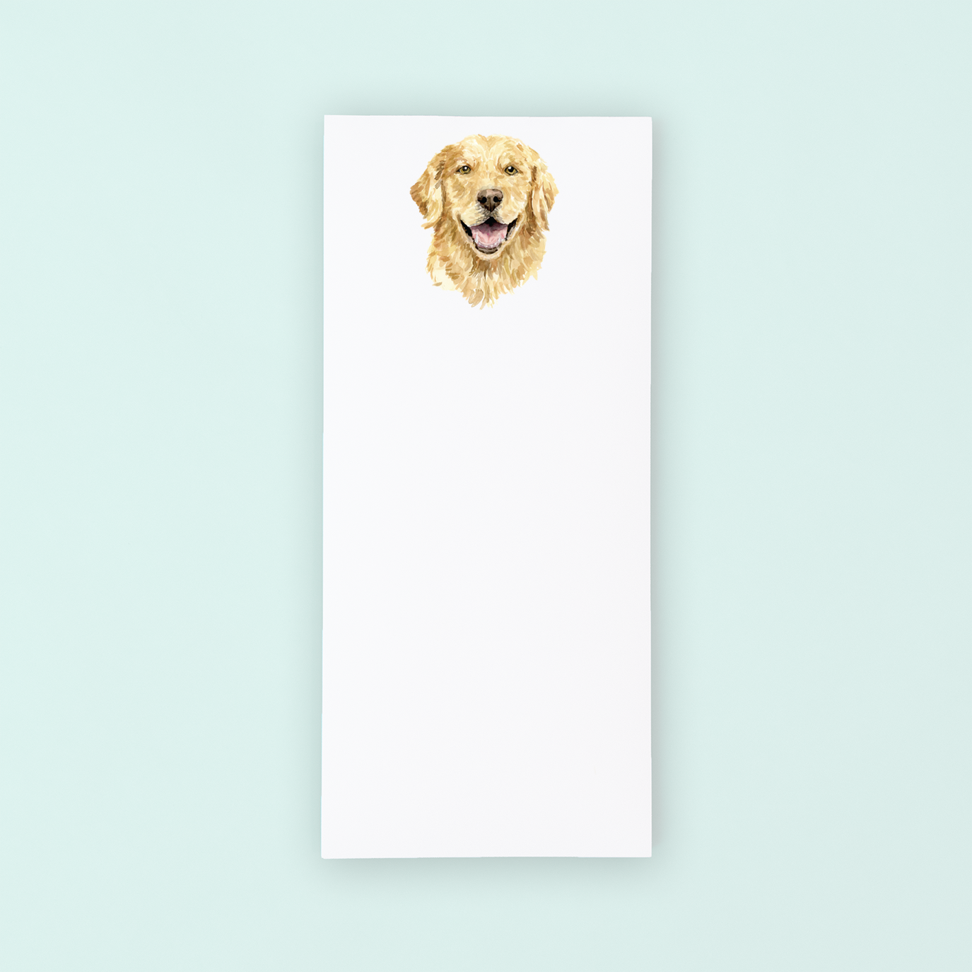 Golden Retriever Portrait Listpad