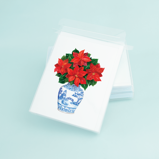 Chinoiserie Poinsettias