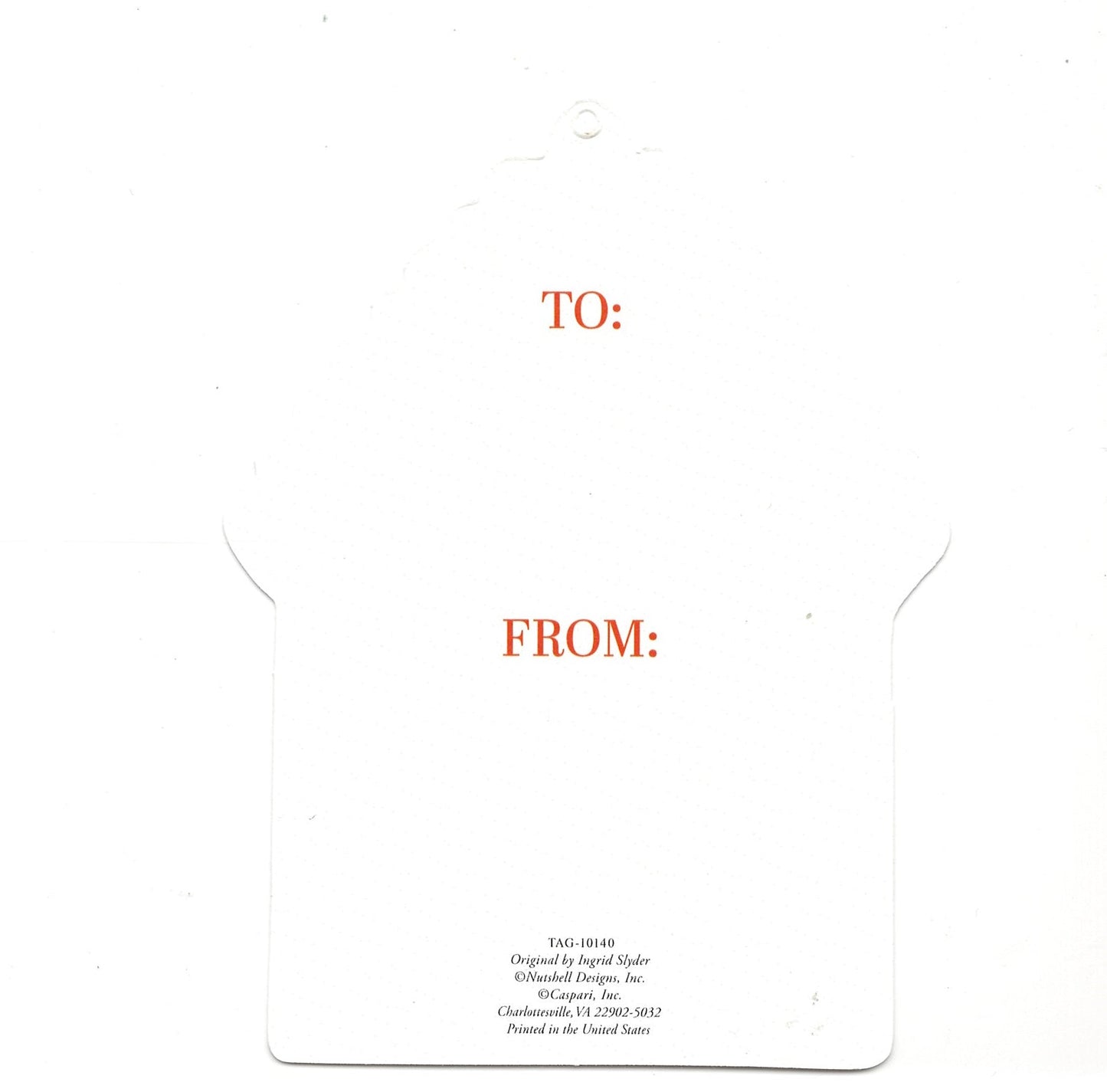 Gingerbread House Ornament Tag - Set of 4