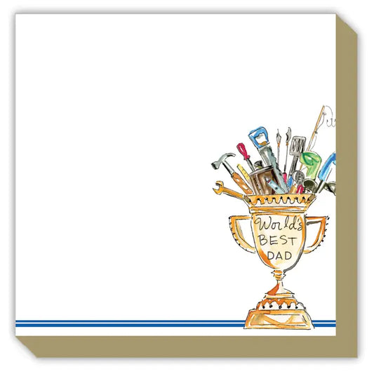 “World's Best Dad” Luxe Notepad