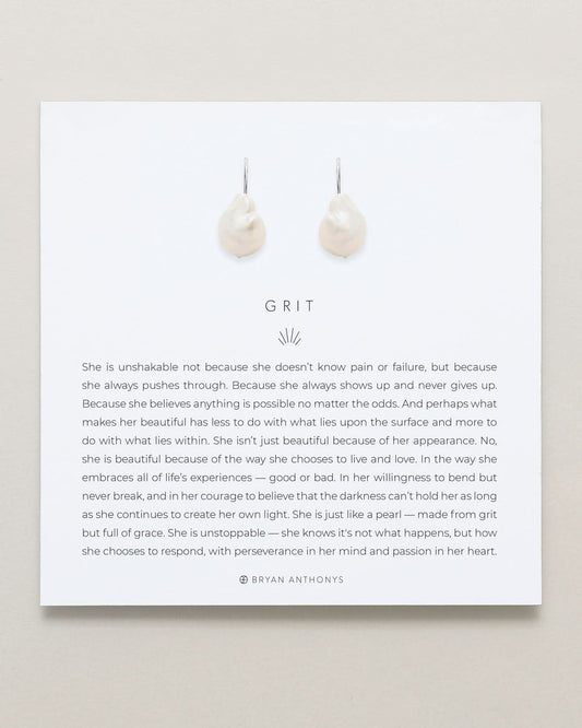 Grit Drop Earrings