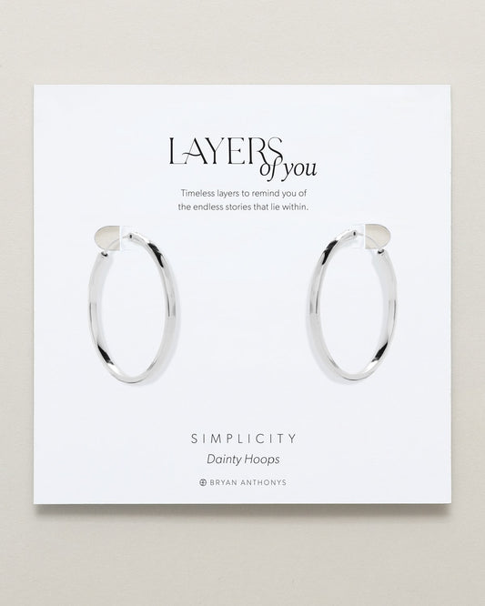 Simplicity Dainty Hoop Earrings
