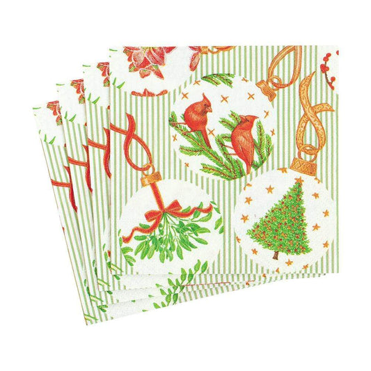 Botanical Ornaments Paper Cocktail Napkins