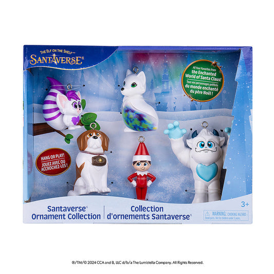 The Elf on the Shelf Santaverse Ornament Collection