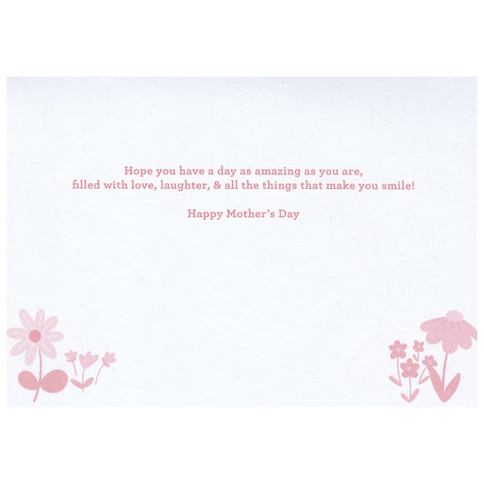 Floral MOM Lettering - Mother's Day Card