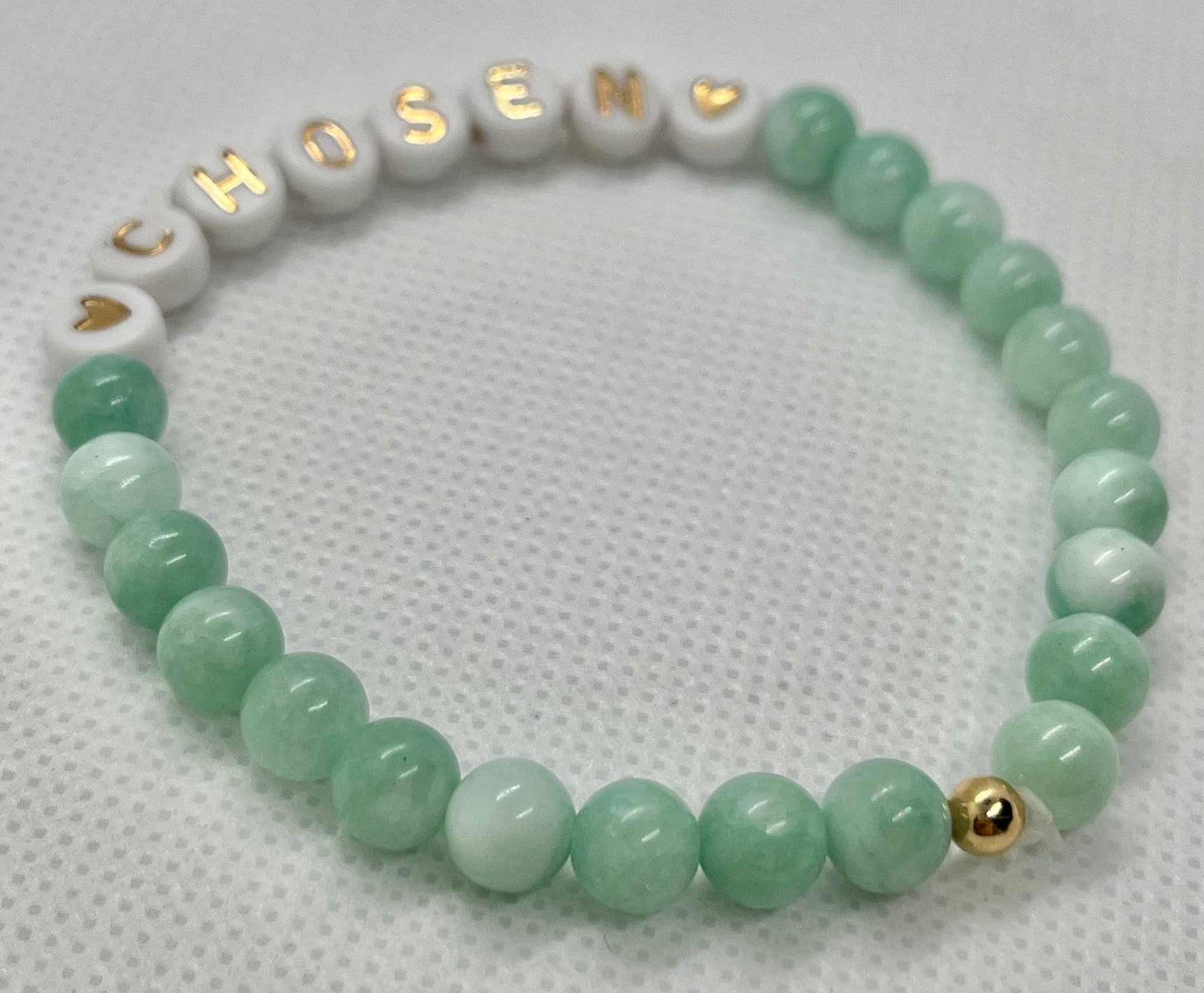 Jade Chosen Bead Bracelet – Elegant Stone Jewelry with Meaning