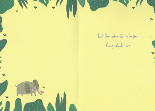 Welcome Little Friend - New Baby Card