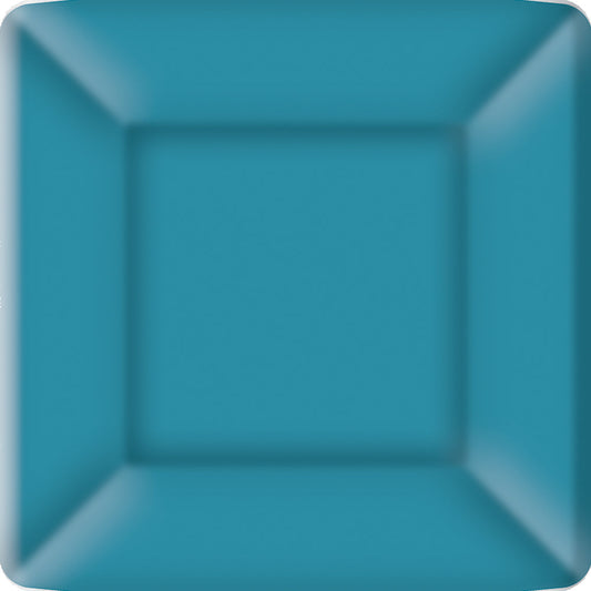 Classic Linen On Ice Blue - Square Paper Salad / Dessert Plate