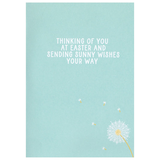 Cotton Tail Bunny and Daisies Easter Card