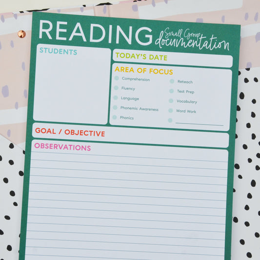 Notepad - Small Group READING Documentation